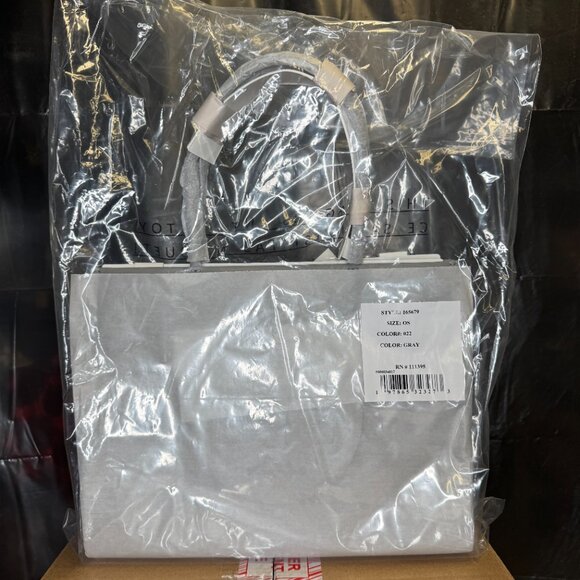 Tory Burch Small Ella Bio Tote – Gray - Picture 7 of 11